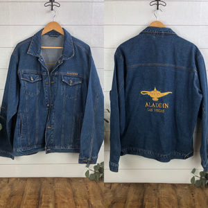 Aladdin Las Vegas Men's jean Jacket XL